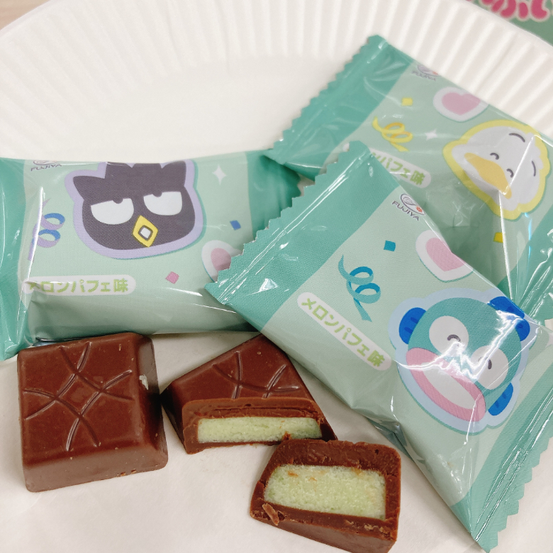 はぴだんぶいチョコレート_チョコ断面